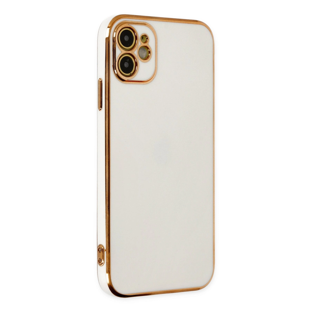 Apple İphone 12 Kılıf Volet Silikon - Beyaz