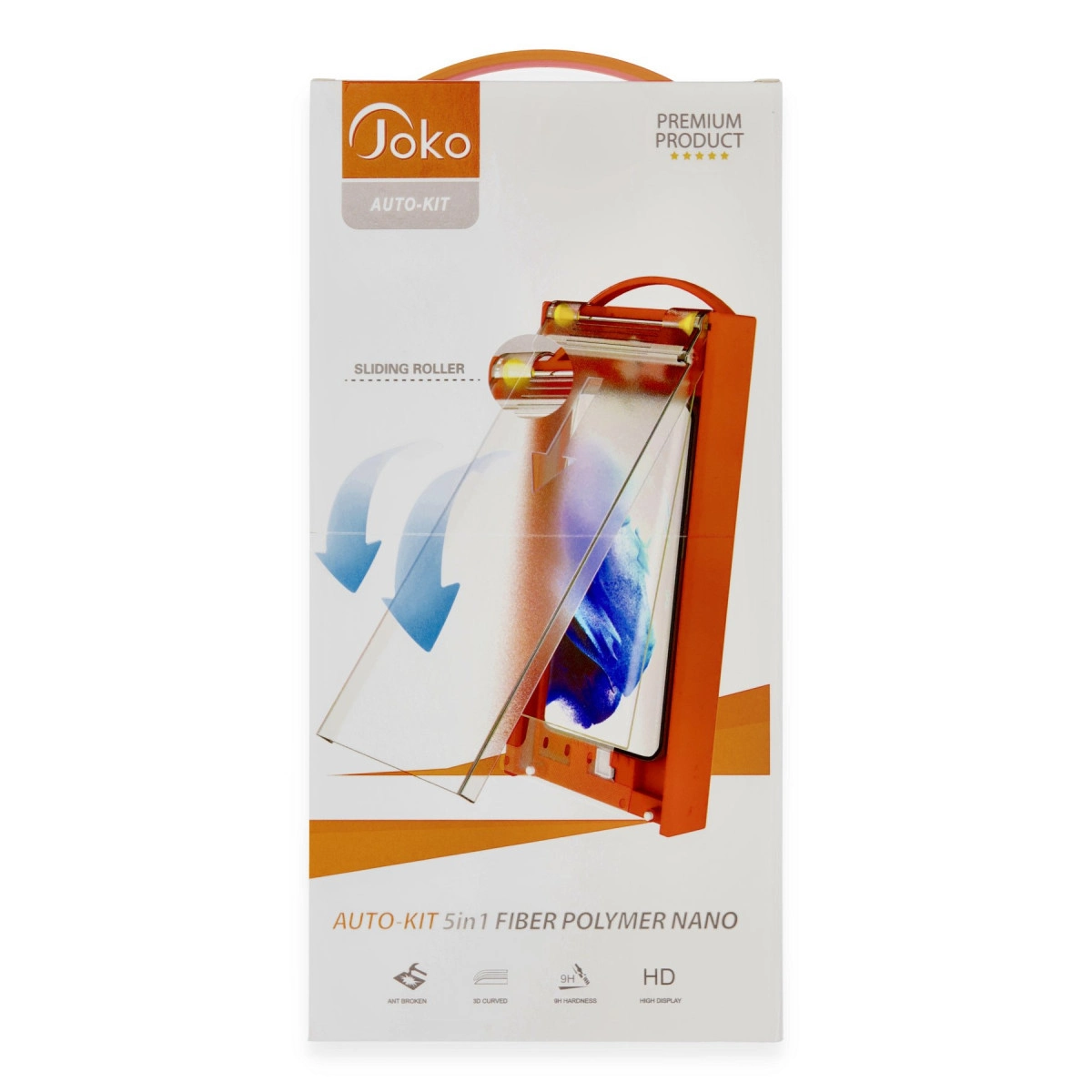 Joko Samsung Galaxy S22 Autokit 5in1 Fiber Polymer Nano Ekran Koruyucu