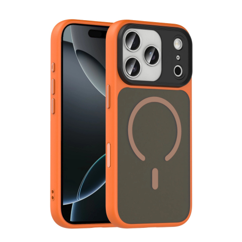 Joko Apple İphone 17 Pro Max Megane Magsafe Kapak - Turuncu