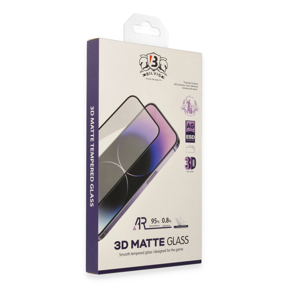 Apple İphone 11 Bilvis 3d Mat Cam Ekran Koruyucu