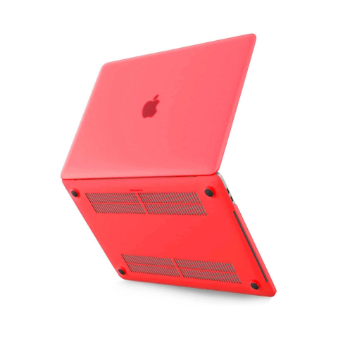 Apple Macbook Pro 13 2021 Macbook Buzlu Kapak - Kırmızı