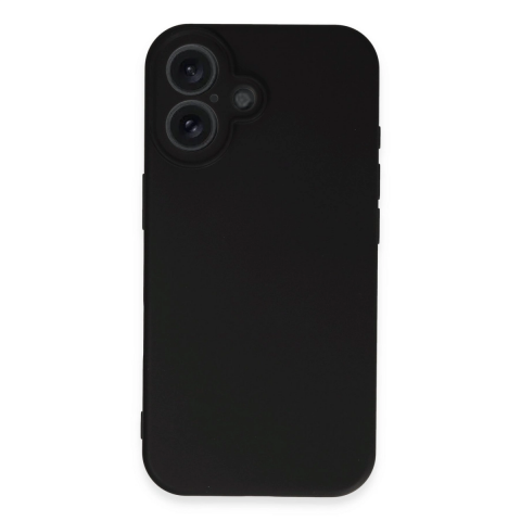 Apple İphone 16 Kılıf First Silikon - Siyah