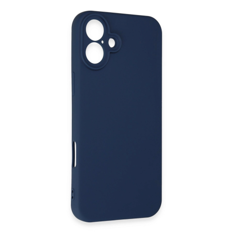 Apple İphone 16 Kılıf First Silikon - Lacivert