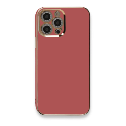 Apple İphone 12 Pro Kılıf Volet Silikon - Kırmızı
