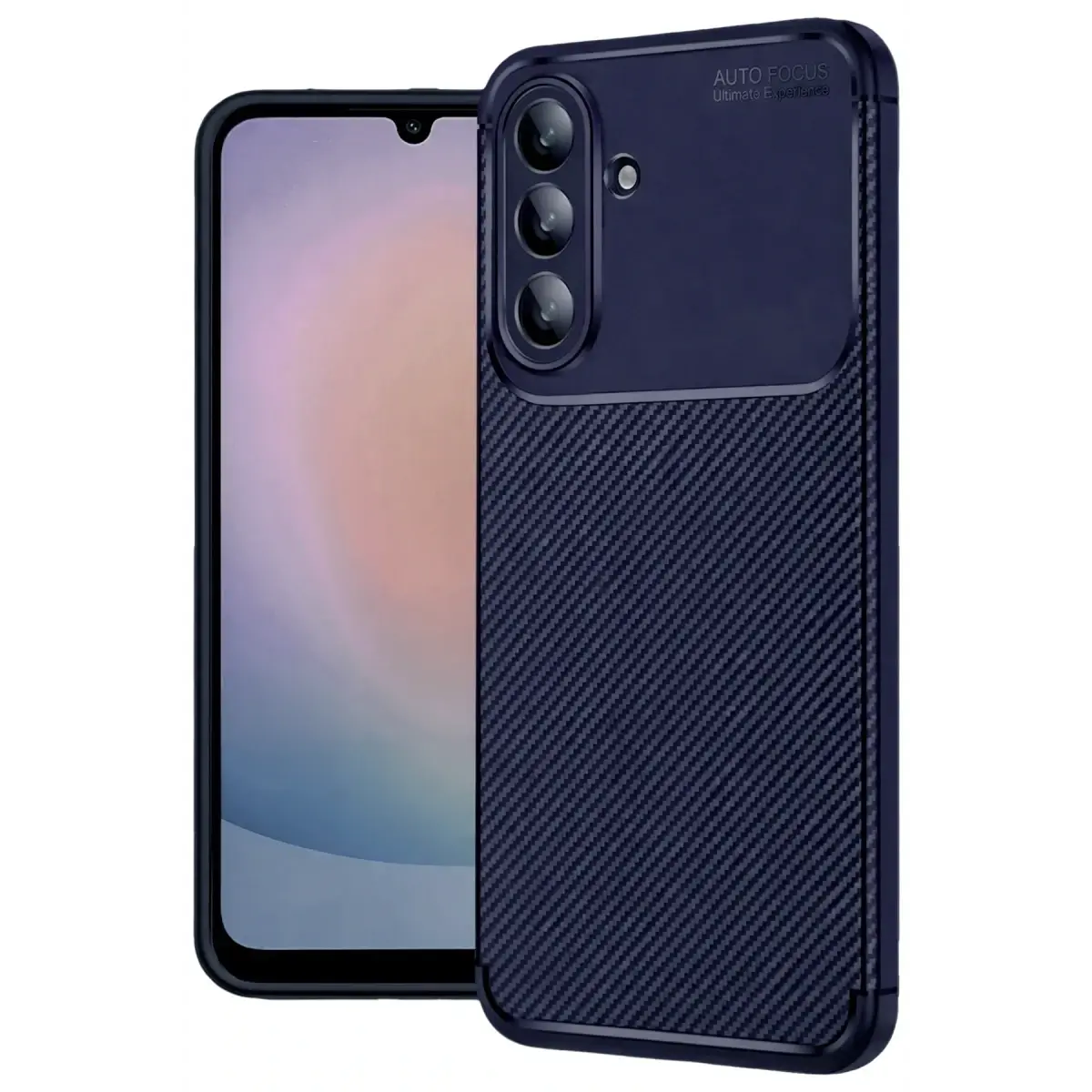 Samsung Galaxy A37 5G Auto Focus Karbon Kapak - Lacivert