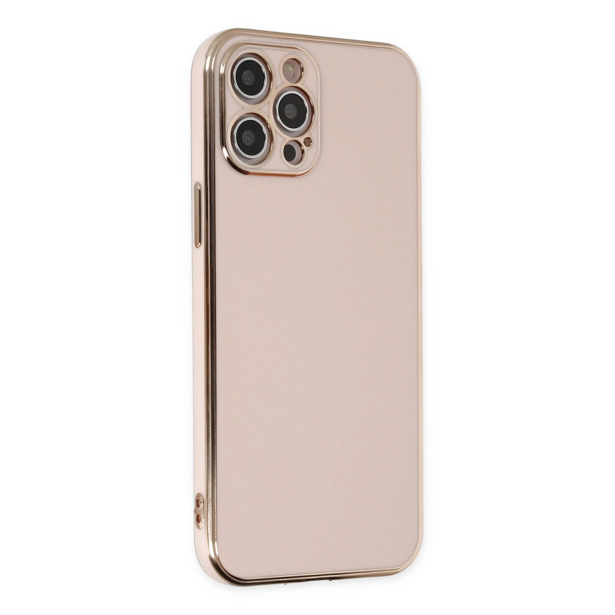 Apple İphone 12 Pro Kılıf Volet Silikon - Pembe