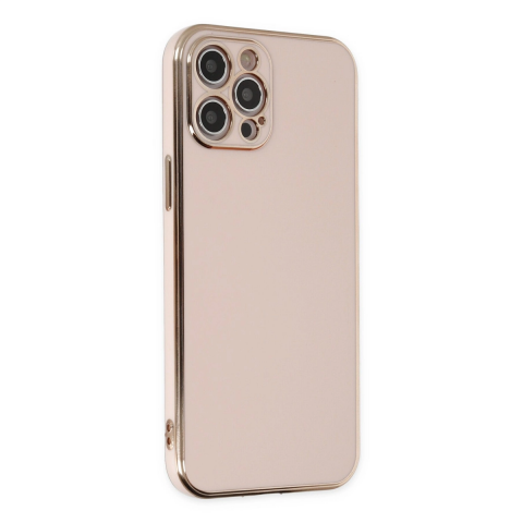 Apple İphone 12 Pro Kılıf Volet Silikon - Pembe