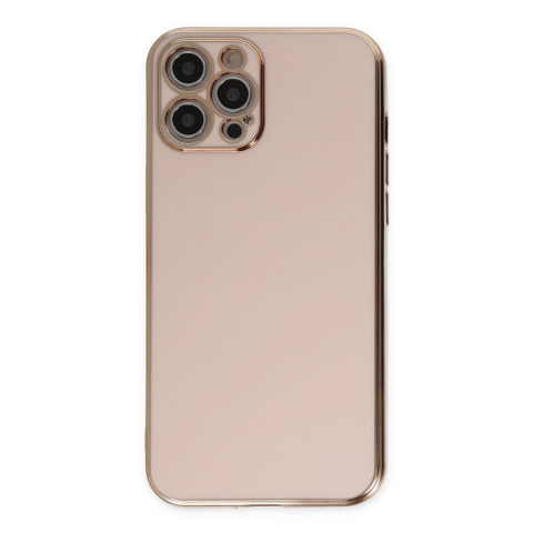 Apple İphone 12 Pro Kılıf Volet Silikon - Pembe