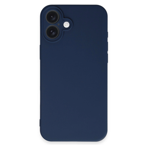 Apple İphone 16 Plus Kılıf First Silikon - Lacivert