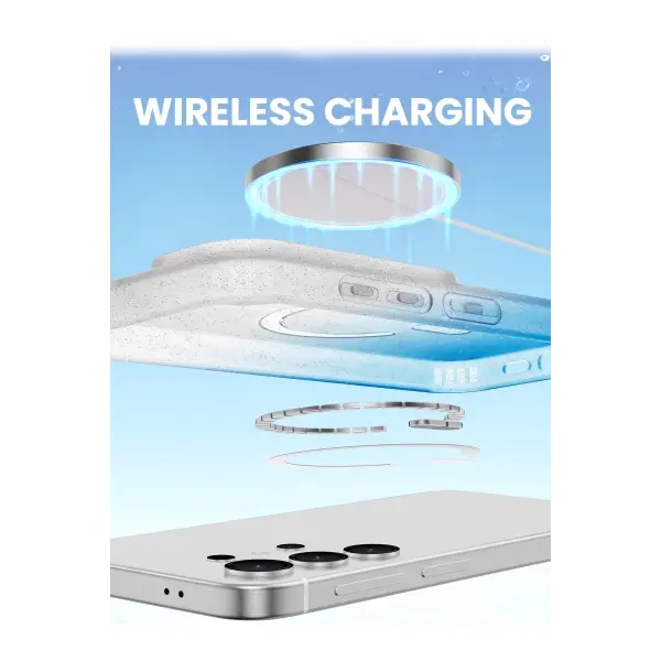 Samsung Galaxy S24 Ultra Pummel Shiny Magsafe Kapak - Gold