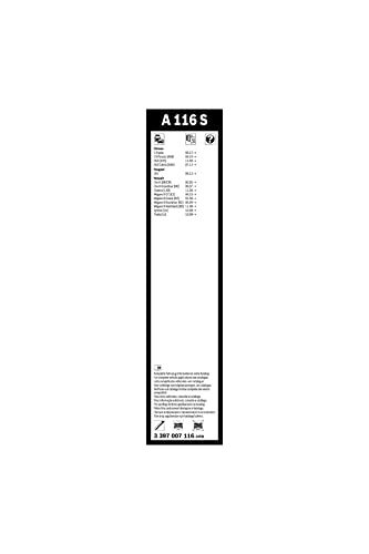 Aerotwin silecek seti 600/400 mm Citroen DS3 (2009-2015) [A55] #A116S