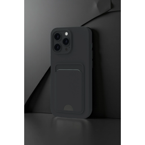 Apple İphone 16 Plus Kılıf Kelvin Kartvizitli Silikon - Lila