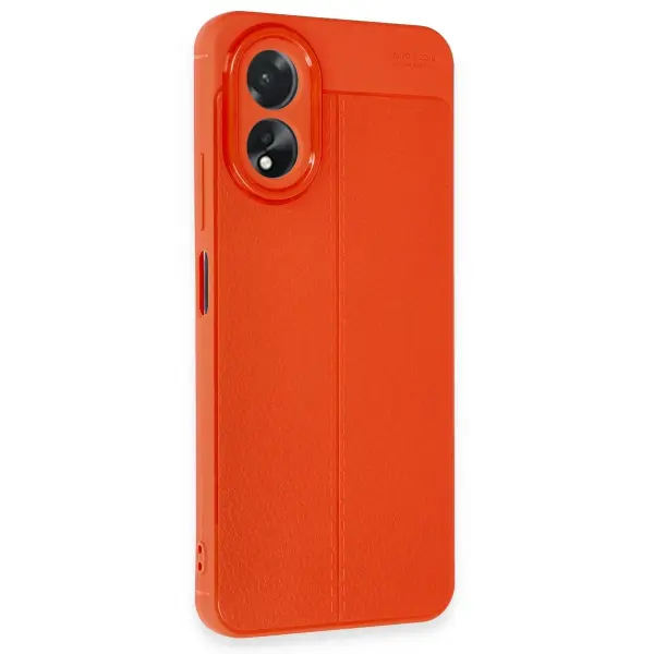 Oppo A38 Kılıf Auto Focus Kapak - Kırmızı