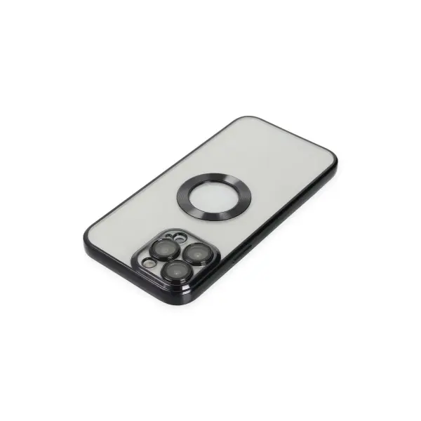 Apple iPhone 14 Pro Kılıf Slot Silikon - Siyah