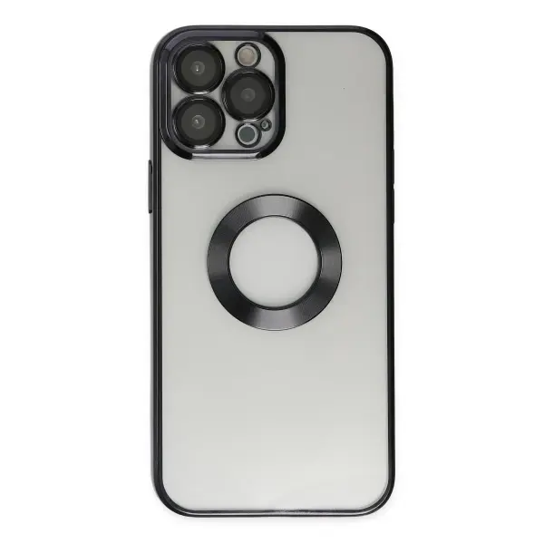 Apple iPhone 14 Pro Kılıf Slot Silikon - Siyah