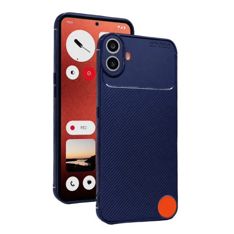 Newface Nothing Phone Nothing Cmf Phone 1 Auto Focus Karbon Kapak - Lacivert