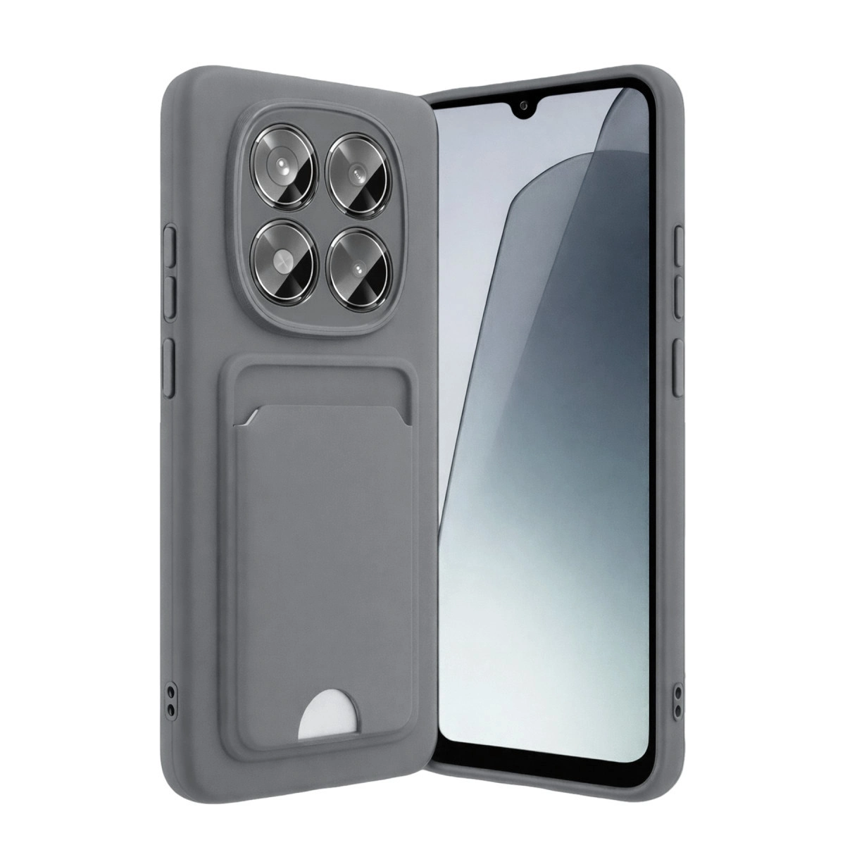 Xiaomi Redmi Note 15 Pro 4g Kelvin Kartvizitli Silikon - Gri