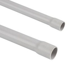 Mutlusan Ø40 Pvc Alev Yaymayan  Boru Muflu 3Mt Boy 001 045 110040 30 17