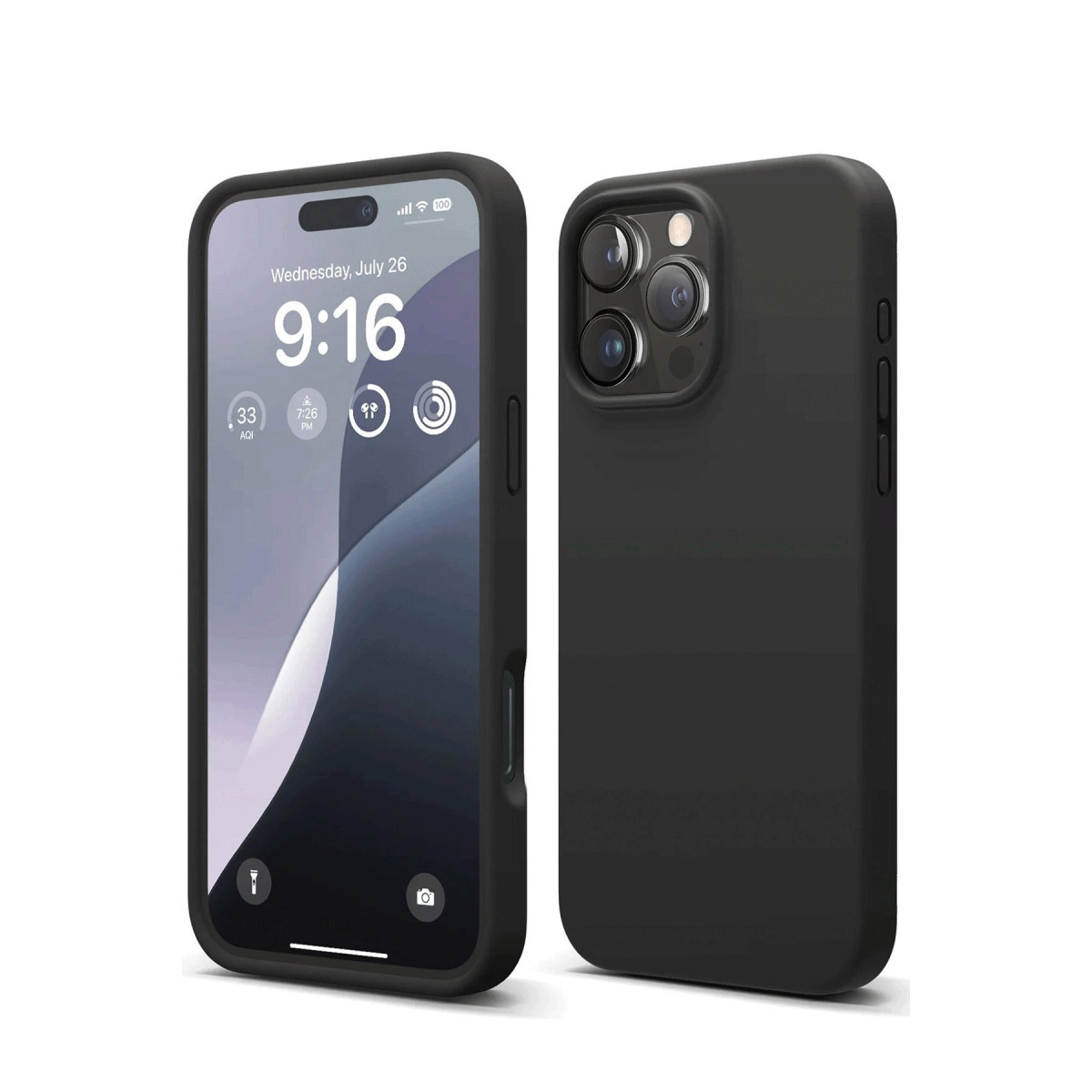 Apple İphone 16 Pro Max Kılıf First Silikon - Siyah