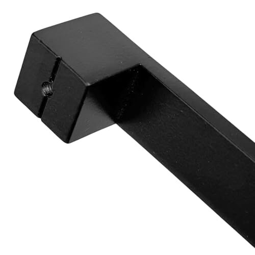 Metal Paslanmaz Alüminyum 160 mm Siyah 2 Adet Mutfak ve Banyo Dolabı Kapakları ve Çekmeceler için Kalın Kulp Mobilya Dolap Kulbu Mat