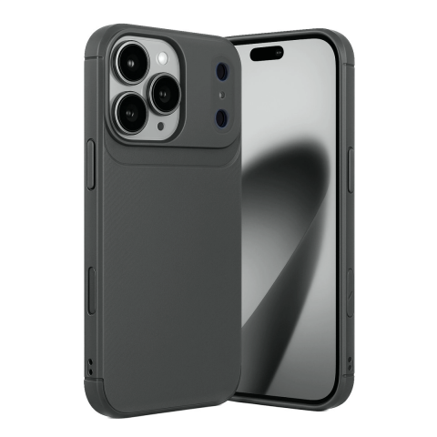 Apple İphone 17 Pro Max Auto Focus Karbon Kapak - Gri
