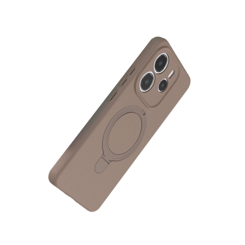 Xiaomi Redmi Note 14 4g Regal Magsafe Standlı Kapak - Çöl Titanyum