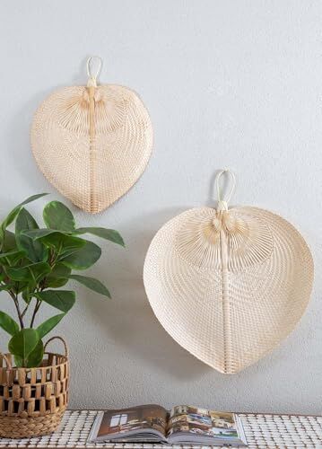 Dekoratif Bambu Duvar Dekoru 48x48x58 cm