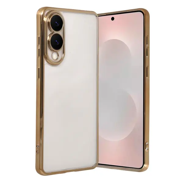 Samsung Galaxy S25 Edge Razer Lensli Silikon - Gold
