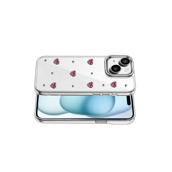 Apple iPhone 14 Fiyonk Desenli Kapak - Desen 3
