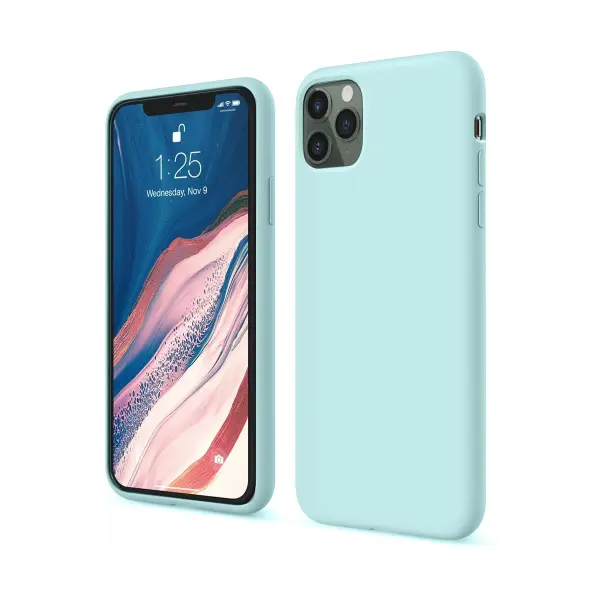 Apple iPhone 11 Pro Kılıf First Silikon - Turkuaz
