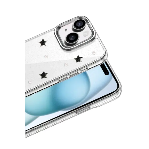 Apple iPhone 14 Fiyonk Desenli Kapak - Desen 7