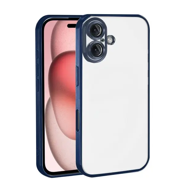 Apple iPhone 17 Razer Lensli Silikon - Lacivert