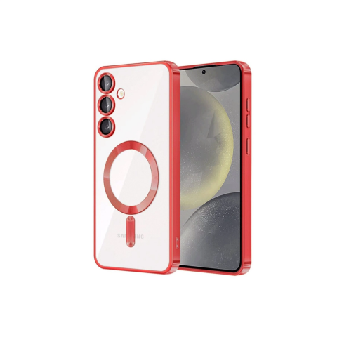 Samsung Galaxy S23 Kılıf Kross Magneticsafe Kapak - Kırmızı