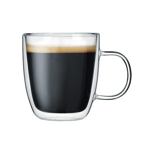 Vetro borosilikat çift camlı kulplu bardak 120 ML (2ad)