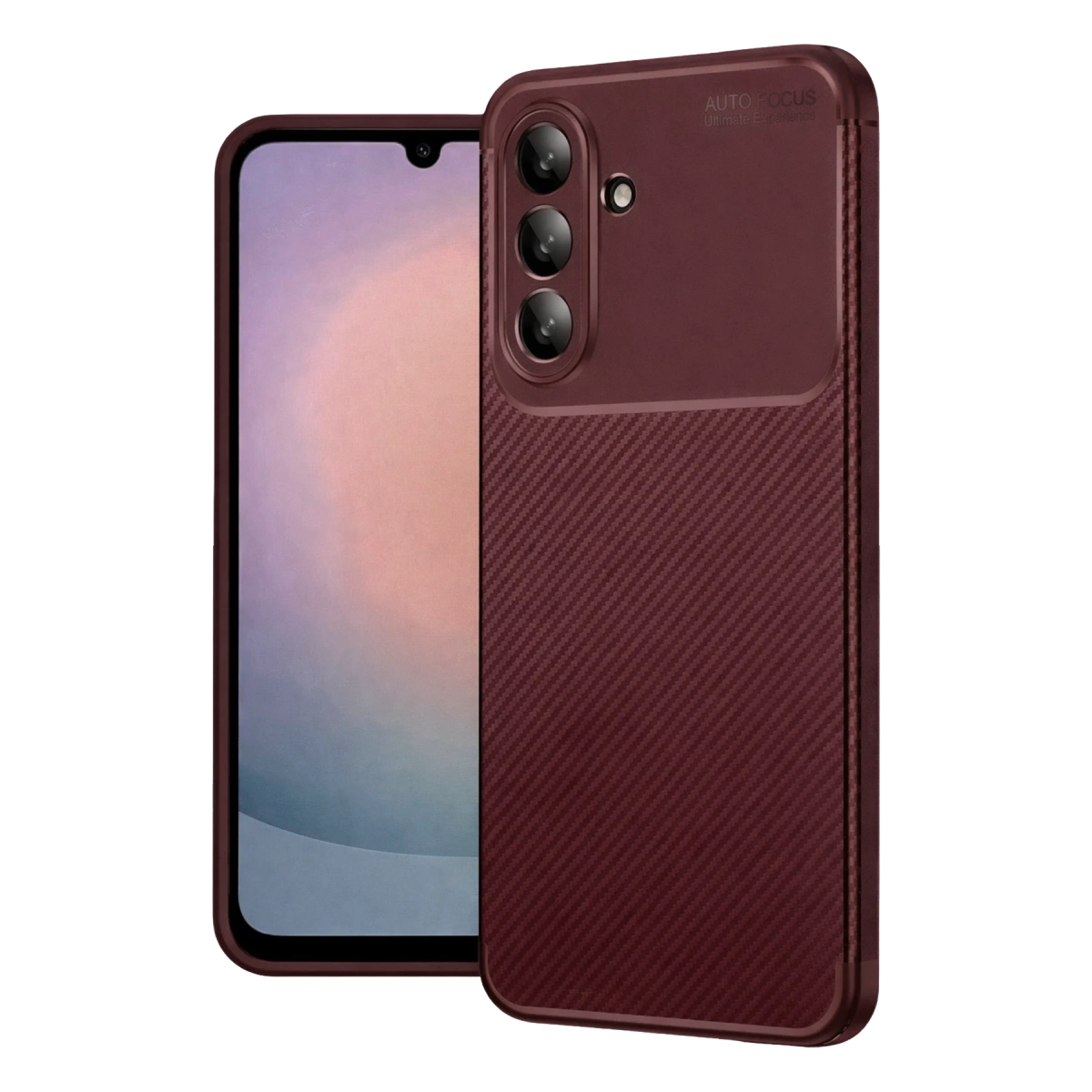 Newface Samsung Galaxy A17 5g Auto Focus Karbon Kapak - Bordo
