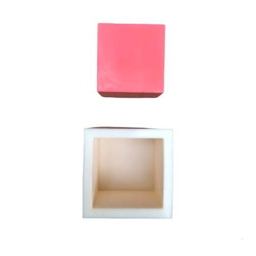 Küp 2D Mum Kalıbı 6x6x6, Silikon