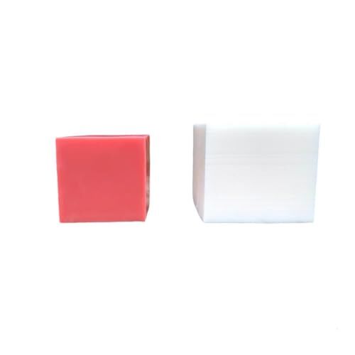 Küp 2D Mum Kalıbı 6x6x6, Silikon