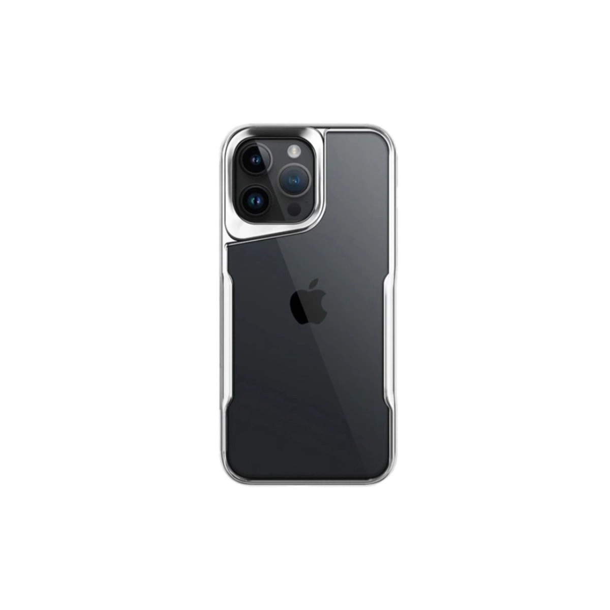 Apple İphone 16 Pro Kılıf Boyi Silikon Kapak - Gümüş