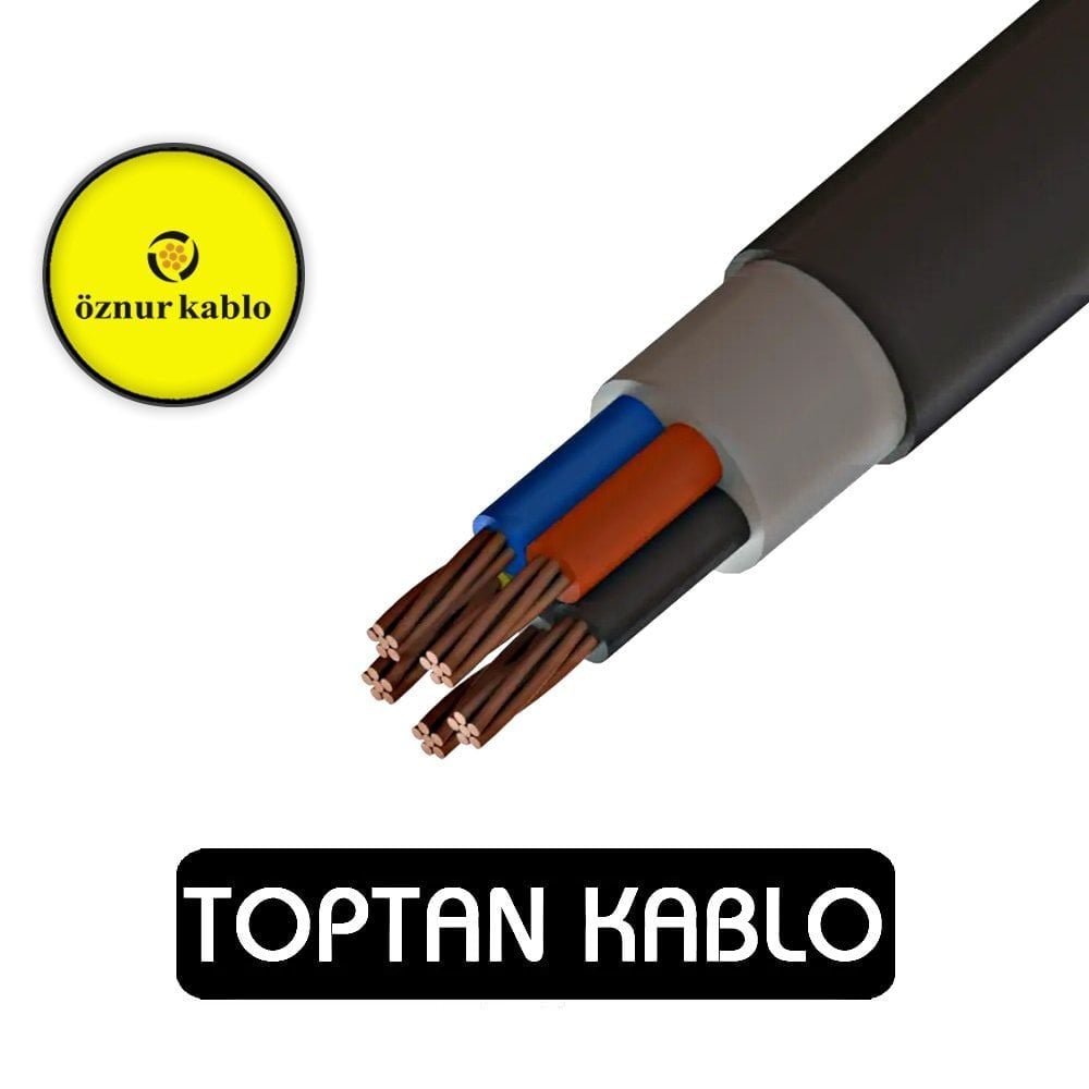Öznur Kablo 5x6 mm NYY YVV 0,6/1 kV 100 Metre