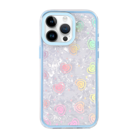 Apple İphone 16 Pro Lumi Desenli Kapak - Mavi