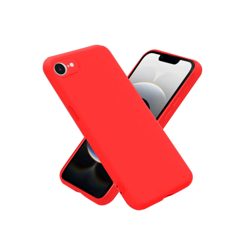 Apple İphone 16e Kılıf First Silikon - Kırmızı