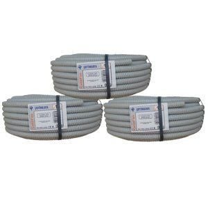 Çetinkaya ÇP 30030 Plastik Spiral Boru 30'Luk Dişli Gri