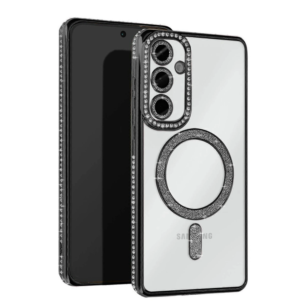 Samsung Galaxy S23 Fe Joke Simli Magneticsafe Kılıf - Siyah