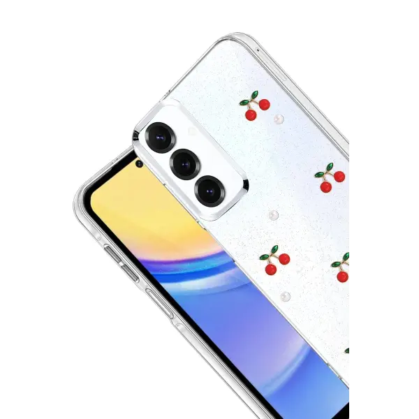 Samsung Galaxy S24 FE Fiyonk Desenli Kapak - Desen 9