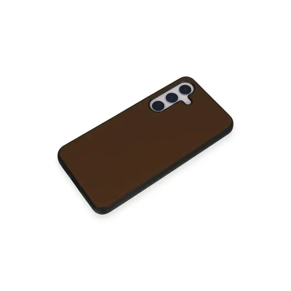 Samsung Galaxy S24 Kılıf Taft Kapak - Kahverengi