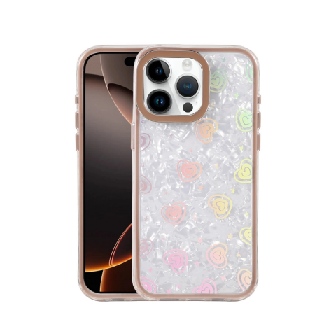 Apple İphone 16 Pro Lumi Desenli Kapak - Çöl Titanyum