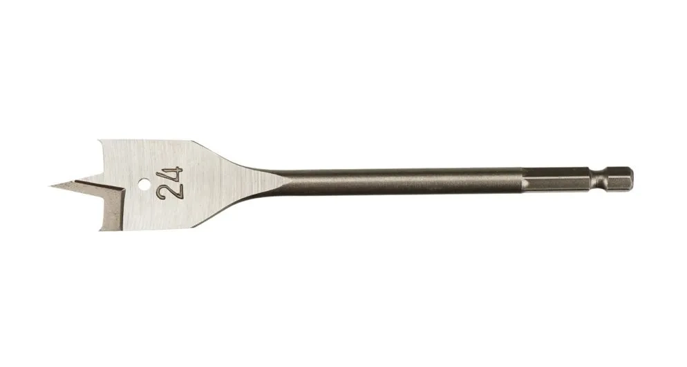 Yaprak Tip Ahşap Matkap Ucu 22x170mm - Hex Saplı