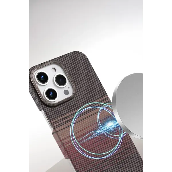 Apple iPhone 16 Pro Max Vega Magsafe Kapak - Kırmızı