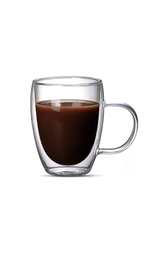 Çift Cidarlı Cam Kupa Seti, 300 ML, 1 Adet - 12038
