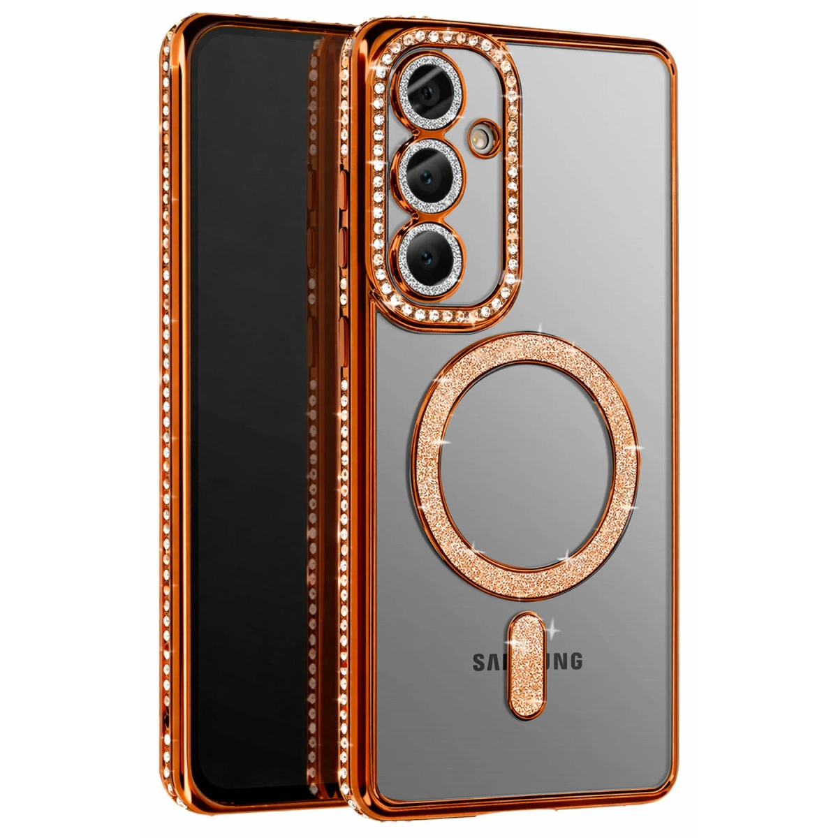 Joko Samsung Galaxy A57 5g Joke Simli Magneticsafe Kılıf - Turuncu